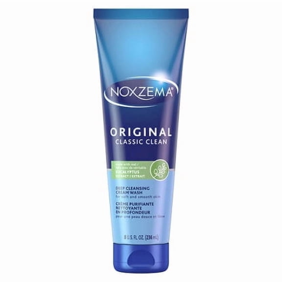 Noxzema Classic Clean Original Deep Cleansing Cream Wash, 8 Oz, 2 Pack