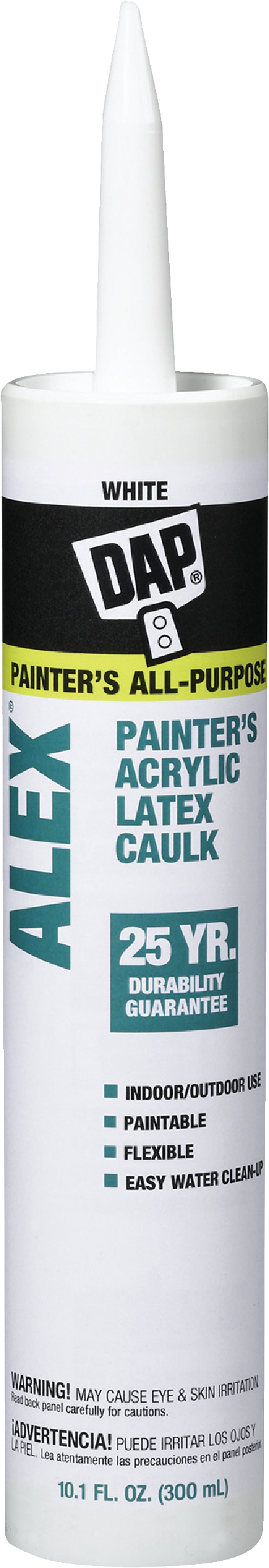 3PC Dap Dap Alex Painter's Acrylic Latex Caulk 10.1 Oz., White