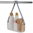 thumbnail image 2 of Bath Bliss Plastic 2 Way Deluxe Shower Caddy in Clear, 2 of 4