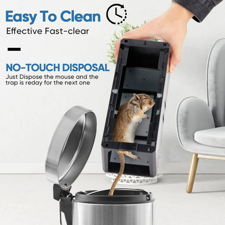 Mouse Trap - Electric Rodent Killer - Safe Cleaning