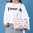 thumbnail image 5 of Women's Nylon Crossbody Bag Waterproof Shoulder Purse Multi Pocket Tote Handbag Travel Satchel Messenger Bag Large Capacity Black, 5 of 5