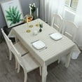 thumbnail image 1 of 2pcs gray thin checkered tablecloth -137 * 90cm, 1 of 1