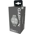 thumbnail image 2 of Garmin Vivomove 3 Hybrid Smartwatch with Slate Stainless Steel Bezel and Powder Gray Case, 2 of 14