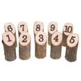 thumbnail image 3 of GUOOL Rustic Wooden Table Numbers Wedding Birthday Party Centerpieces Decor B, 3 of 9