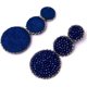 thumbnail image 4 of Pendientes grandes de cuentas redondas u2013 Pendientes grandes de cuentas nativas bohemias colgantes para mujeres y niñas, pendientes largos de cuentas de semillas hechos a mano bohemios f, 4 of 5