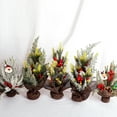 thumbnail image 2 of Bewildely Árbol de Navidad Cono de pino artificial Boda Año Nuevo Decoración de Navidad Hogar Hotel Centro de Ornamento para niños Niños Kits de decoración para fiestas L Tipo 3 Bewildely HA070118-05, 2 of 5