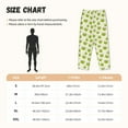 thumbnail image 4 of Picia Green Frog Womens Soft Woven Cotton Elastic Waistband Sleep Pajama Pant Lounge Sleep Pant With Pockets And Drawstring-X-Large, 4 of 9
