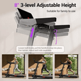 thumbnail image 4 of SONITU 16% Auto Incline Treadmill, Foldable with 3-Level Console, Quiet 3.5 HP Motor, 400 lbs Weight Capacity, 4 of 11