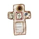 thumbnail image 2 of Santuario de bolsillo con cruz incluido el adorno Inside Novely Family Regalo Familia de arte liviano Oración Oración de bolsillo Oración Santuario Rojo, 2 of 8