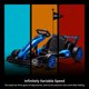 thumbnail image 5 of Yeshouse go-kart eléctrico para niños, 24V, 2 motores de 200W, 12km/h, altura ajustable, ideal para derrapes y carreras al aire libre, para mayores de 6 años, 5 of 7