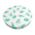 thumbnail image 2 of Lsque Turtle Round Bar chair cushion covers Velvet Fabric Premium Comfort Protects from Scratches and Stains for 14-17 Inch Chair- 13 inch, 2 of 7