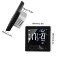 thumbnail image 3 of LEFU Smart WiFi Programmable Thermostat Digital Touch Screen Temperature Controller for Home Room Heating Cooling System with Mobile App Control, 3 of 10