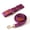 Purple, variant on HQREA Dog Collar and Leash Set Soft Adjustable Pet Training Collar for Medium Dogs