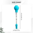 thumbnail image 3 of Large Turkey Baster Syringe Set – Plastic Meat Baster with Marinade Injector Needle, Silicone Bulb, Basting Brush, and Cleaning Brush – Food-Grade, BPA-Free, Heat Resistant, Blue, Basters, 3 of 5