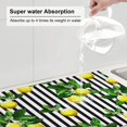 thumbnail image 6 of Bingfone Lemons On Striped ,18" X 24"Dish Drying Mat For Kitchen Counter,Ultra Absorbent Microfiber, 6 of 9