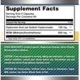 thumbnail image 4 of Amazing Formulas Hyaluronic Acid & MSM 1000 Mg Per Serving 120 Capsules Supplement | 100mg Hyaluronic Acid & 900mg MSM Per Serving | Non-GMO | Gluten Free | Made in USA | Pack of 2, 4 of 7