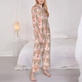 thumbnail image 3 of Balery Swan Couple Pattern Pajama Sets for Women Long Sleeve 2 Piece Sleepwear Loungewear Sets Soft PJ's with Pockets Long Sleeve Comfy Pj Sets-Medium, 3 of 7