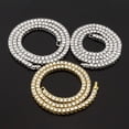 thumbnail image 1 of Collar de estilo europeo y americano de una sola fila de diamantes de imitación de aleación de hip-hop, cadena de tenis para hombres y mujeres, joyería de cadena de tenis, 1 of 5