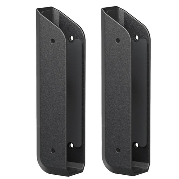 2pcs Wall & Under Desk Laptop Mount Holder,Anti-Scratch Pads,Universal for Keyboards,Tablets&More