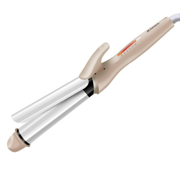 Plancha de titanio, alisadora y rizadora 2 en 1 para el cabello