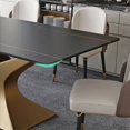 thumbnail image 4 of Large Rectangular Dining Table For 6 People Nordic Restaurant Grey Dining Table Chairs Custom Slate Muebles Kitchen Furniture My Lux Decor Round, 4 of 13