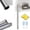 A 15.7*118'', variant on Kitchen Wallpaper Oil Proof Sticker Aluminum Foil Backsplash Self, Heat Resistant Peel and Stick Backsplash for Kitchen Worktops, Cabinets, Tiles and Cooker Areas,B 15.7*78''