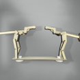thumbnail image 4 of Wooden Interactive Puppet Toy Handmade Wooden Figure Set For Balloon Popping & Multiplayer Fencing Duel Kids & Adults Game, 4 of 7