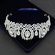 thumbnail image 5 of Zhuge Tiara de boda para novia, diadema de princesa, corona de novia, joyería para el cabello con diamantes de imitación de cristal, decoración para novia, cumpleaños, graduación, boda (plateada), 5 of 5