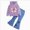 A29-L, variant on Toddler Baby Girl Fall Winter Outfit Long Sleeve Sweatshirts Pants Set Clothes 6-12 Months 12-24 Months 2t 3t 4t 5t 6t 7t 8t 9t Children N 6-7 Years