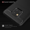 thumbnail image 4 of Phone Case Carbon Fiber Wire Drawing TPU Phone Protection Cover Simple Lightweight Mobile Phone Protector for HUAWEI Mate 20 Pro, 4 of 7