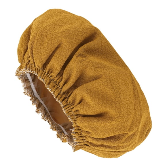 Gorros de baño ligeros para mujeres 1 Pc para negocios de baño de viaje amarillo PEVA tela de burbujas