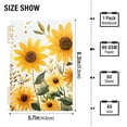 thumbnail image 2 of FORMRS 1-Subject Spiral Notebook 8" x 5" College Ruled 60 Refillable Sheet A5 Hard Cover, Beige Sunflowers, 2 of 7