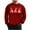 Red, variant on WREESH Graphic Crewneck Sweatshirt Men Valentine's Day Heart Printed Crewneck Sweatshirts Casual Pullover Tops Black
