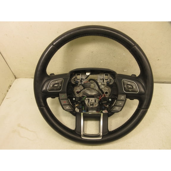 Pre-Owned 13 2013 Range Rover Evoque Black Leather Steering Wheel Radio Cruise Control OEM (Good)