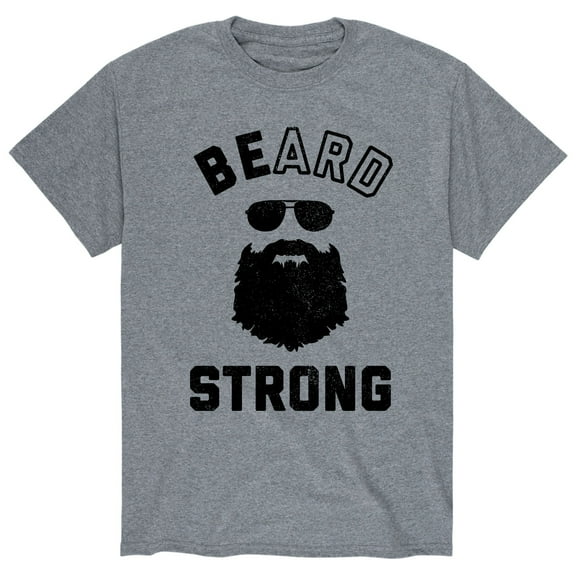 Instant Message - Beard Strong - Men's Short Sleeve Graphic T-Shirt