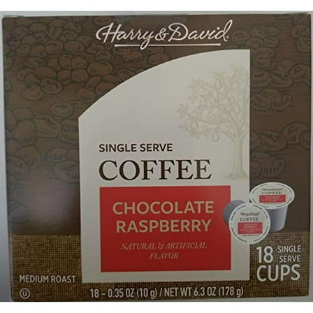 Harry And David Chocolate Raspberry Single Serve 18 Cups