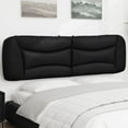 thumbnail image 1 of vidaXL Headboard Cushion Black 183 cm Faux Leather, 1 of 5