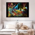 thumbnail image 2 of Elephant Stock Rhinoceros Color Grunge Wall Art - Horizontal Canvas Wall Art - Living Room Wall Decor - Animal Canvas - Gold And Black Decor - 51" x 34", 2 of 8