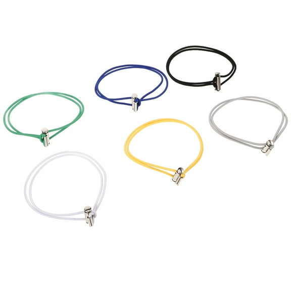 Garbage Bin Band Bands for Trash Cans Carrier Fasteners Holder Multifunction Clip Elastic 6 Pcs