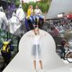 thumbnail image 5 of Advancent Chaqueta impermeable duradera para mujer, Poncho de lluvia ecológico y resistente a los arañazos, capa de lluvia para mujer, 2 piezas Paraguas de lluvia, 5 of 6