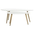 thumbnail image 4 of Safavieh Saffron Split Coffee Table, White, 4 of 8