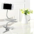 thumbnail image 4 of Cell Phone Holder Gooseneck Mount Universal Lazy Bracket Flexible Long Arm Clamp Clip 360 Adjustable Flexible Grip Desktop Mobile Phone Stand White, 4 of 4