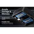 thumbnail image 4 of Mini PC – Intel® N150 and Core™ 3 Processor Options, 16GB DDR5 Memory, 512GB SSD, Wi-Fi 6, 4K@60Hz Display, Dual LAN & Bluetooth MINIX NUC 150, 4 of 14