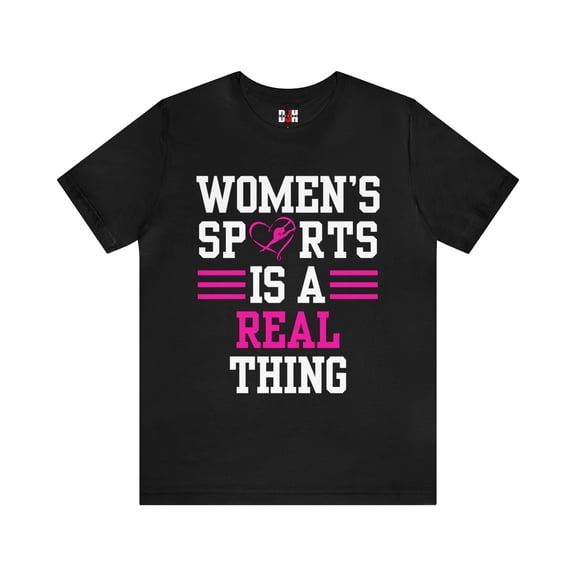 DJH Apparel | Women's Sports Is A Real Thing Gymnastics Unisex Tshirt
