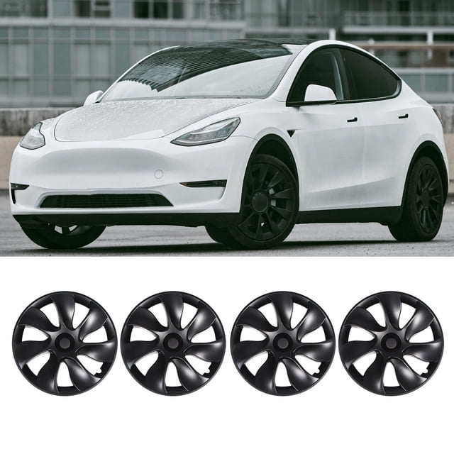 4 PCS Capa De La Rueda De 19 Pulgadas De Tapa Del Torbellino Sporty, Reemplazo De La Cubierta Del Borde De La Rueda Para El Modelo 2020 A 2023