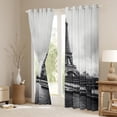 thumbnail image 3 of Homewish Teens Female Eiffel Tower Curtains Pack of 2 (42x84 Each),Romantic Lover Couple Curtains Blackout,Happy Valentine's Day Bedroom Curtains,Ultra Soft Home Decor, 3 of 6