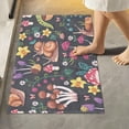 thumbnail image 2 of Dreamtimes Forest Animals Bath Mat Set Soft High Absorbent Non Slip Rectangular Bath Rug+U-Shaped Toilet Mat, Non-Slip Bath Carpet Bath Mats for Bathroom 17.3"x13.4"+23.6"x15.7", 2 of 5