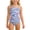 1-Blue165, variant on Kiijoy Girls Butterfly One-Piece Swimsuit Cutout UPF 50 Bathing Suit, Sizes 7-12