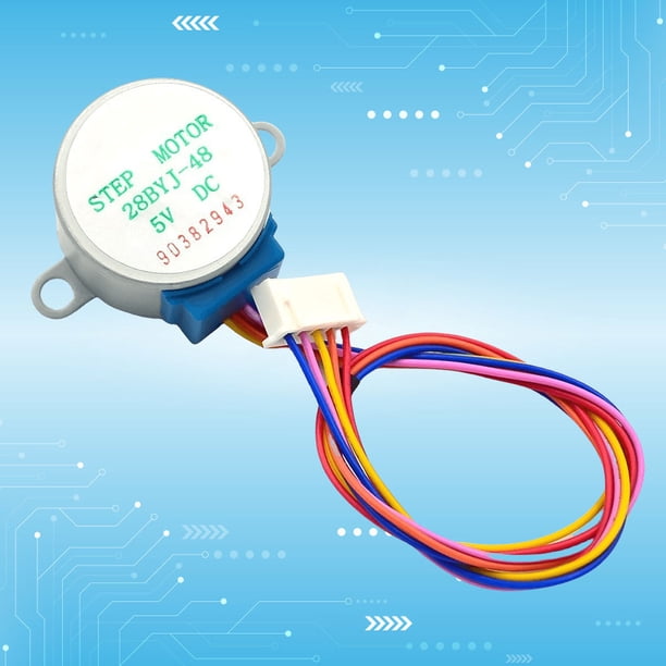 Tablero De Controlador De Motor Paso A Paso Motor paso a paso DC 5V Placa de desarrollo 28BYJ-48 Componentes electrónicos (28YBJ 48)