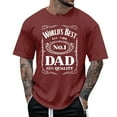 thumbnail image 3 of LYCAQL Men's Short-sleeved T-shirt, Fashion Casual, Monogrammed Design, Father's Day Gift, 3 of 5